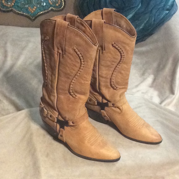 maine woods Shoes - Maine woods leather western boots